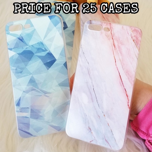 Accessories - 7/8 & 7/8PLUS IPHONE MARBLE CASES